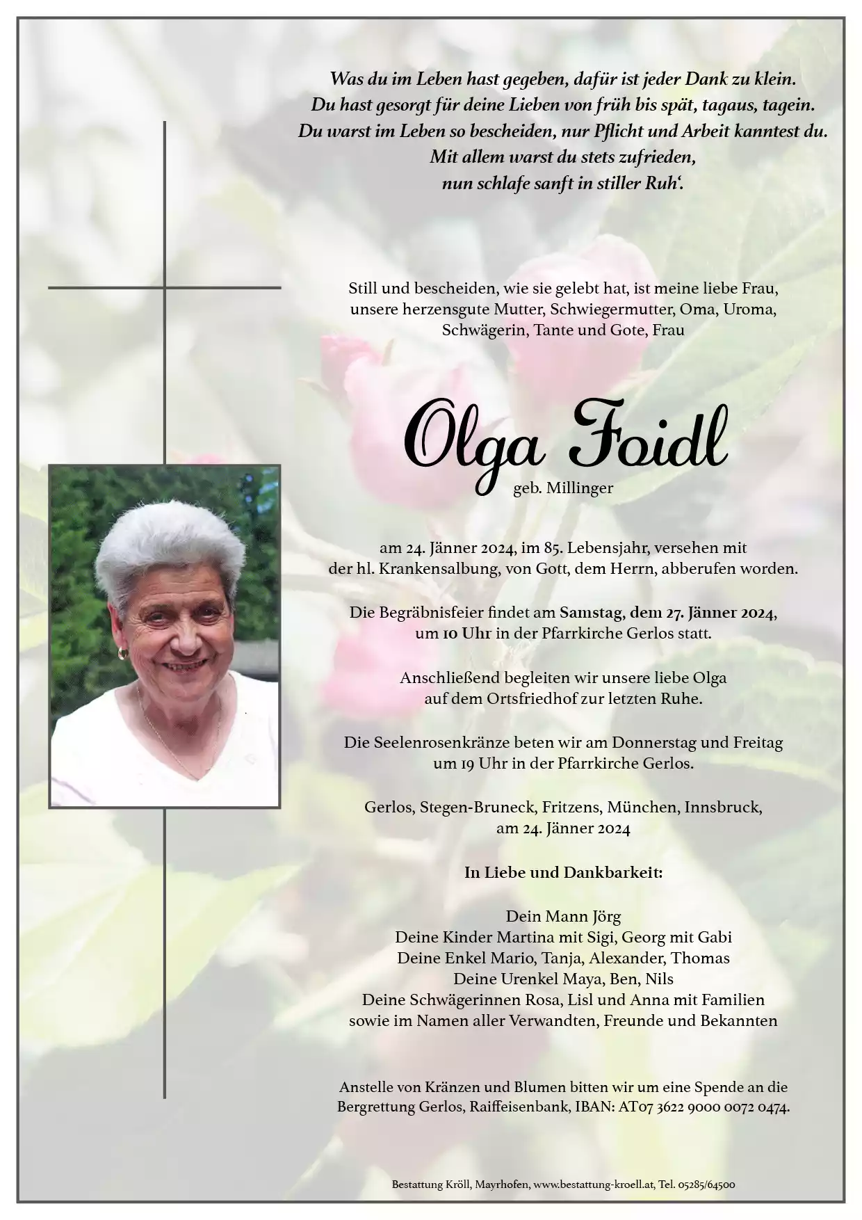 Parte von Olga Foidl